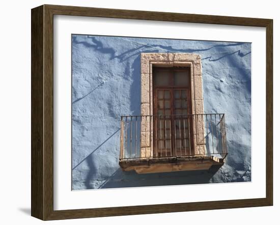 Window, Colonial Architecture, Guanajuato, Guanajuato State, Mexico, North America-Wendy Connett-Framed Photographic Print