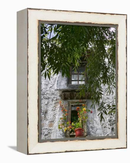 Window Decoration in Sera Temple, Lhasa, Tibet, China-Keren Su-Framed Premier Image Canvas