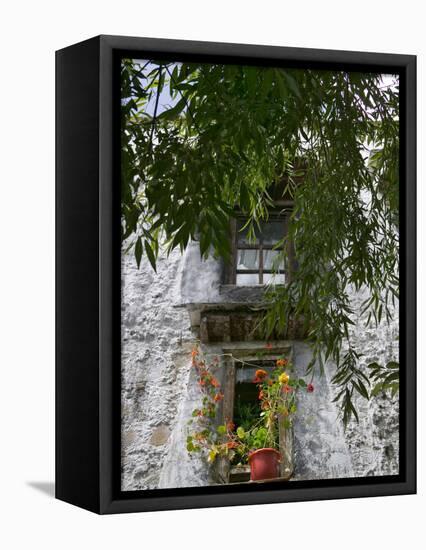 Window Decoration in Sera Temple, Lhasa, Tibet, China-Keren Su-Framed Premier Image Canvas