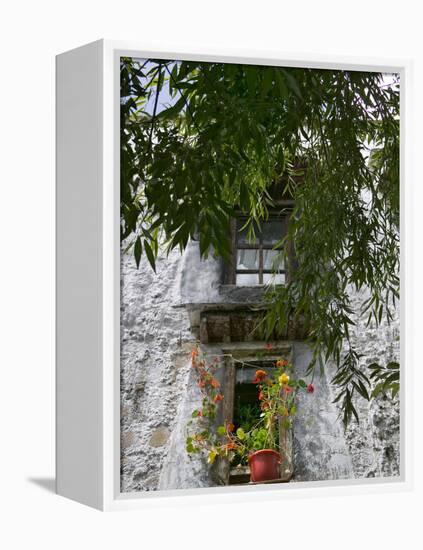 Window Decoration in Sera Temple, Lhasa, Tibet, China-Keren Su-Framed Premier Image Canvas