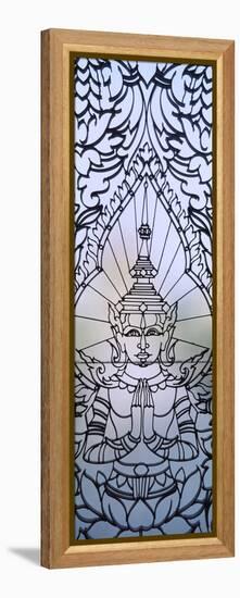 Window Decoration of Royal Palace, Phnom Penh, Cambodia-null-Framed Stretched Canvas