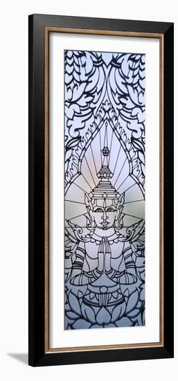 Window Decoration of Royal Palace, Phnom Penh, Cambodia-null-Framed Photographic Print