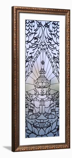 Window Decoration of Royal Palace, Phnom Penh, Cambodia-null-Framed Photographic Print