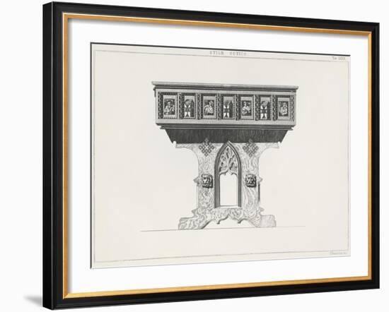 Window Decoration-Carl Alexander Heideloff-Framed Giclee Print