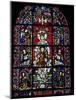 Window Depicting Notre Dame De La Belle Verriere in the South Choir (Detail)-null-Mounted Giclee Print