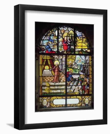 Window Depicting the Gathering of the Manna, 1612-22-null-Framed Giclee Print