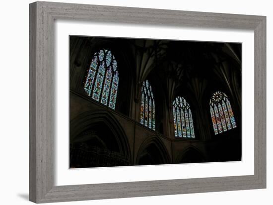 Window Depicting the North Side of the Choir-null-Framed Giclee Print