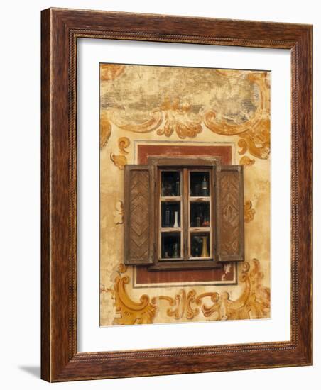 Window Detail, Bardejov, Saris Region, East Slovakia-Walter Bibikow-Framed Photographic Print