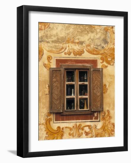 Window Detail, Bardejov, Saris Region, East Slovakia-Walter Bibikow-Framed Photographic Print