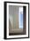 Window Detail in Mountain House by Fran Silvestre Set in Rocks of Aroya Valencia Spain-Fernando Alda-Framed Photo