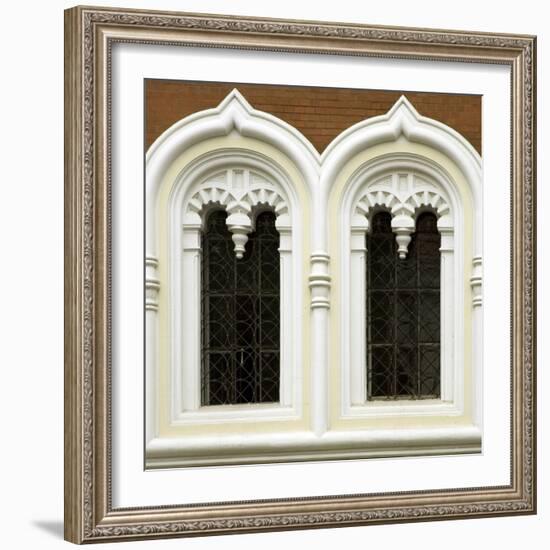 Window Detail on Alexander Nevsky Cathedral, Tallinn, Estonia-Nancy & Steve Ross-Framed Photographic Print