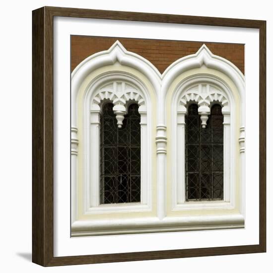 Window Detail on Alexander Nevsky Cathedral, Tallinn, Estonia-Nancy & Steve Ross-Framed Photographic Print