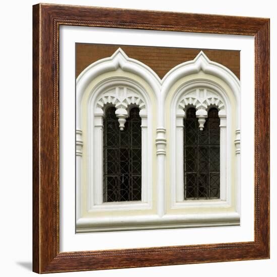 Window Detail on Alexander Nevsky Cathedral, Tallinn, Estonia-Nancy & Steve Ross-Framed Photographic Print