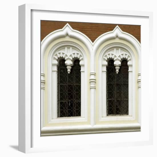 Window Detail on Alexander Nevsky Cathedral, Tallinn, Estonia-Nancy & Steve Ross-Framed Photographic Print