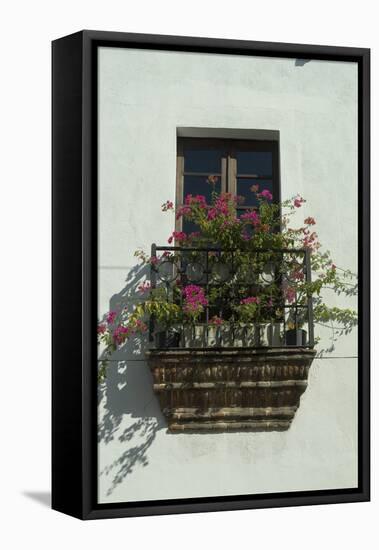 Window Detail, Zona Colonial, Santo Domingo-Natalie Tepper-Framed Stretched Canvas