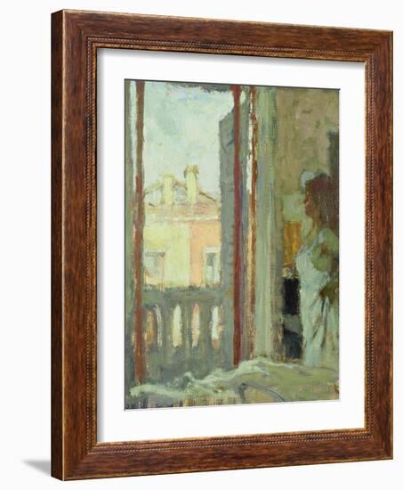 Window in Venice-Bernard Dunstan-Framed Giclee Print