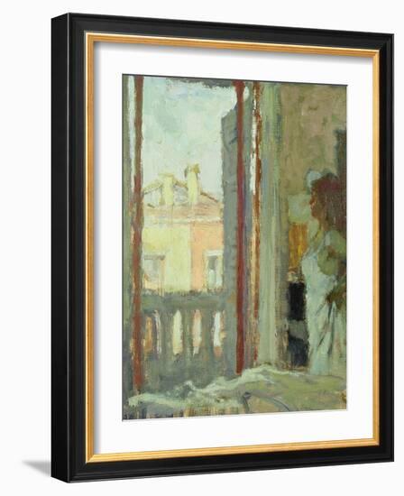 Window in Venice-Bernard Dunstan-Framed Giclee Print