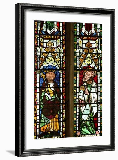 Window N2 Depicting Solomon and a Prophet-null-Framed Giclee Print