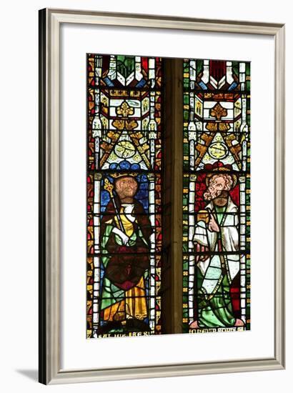 Window N2 Depicting Solomon and a Prophet-null-Framed Giclee Print