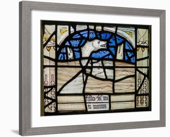 Window N3 Depicting the Last Fifteen Days of the World-null-Framed Giclee Print