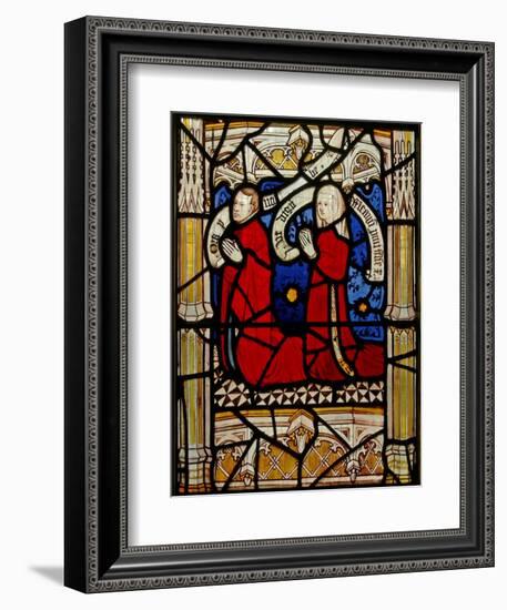 Window N4 Depicting Donors-null-Framed Giclee Print