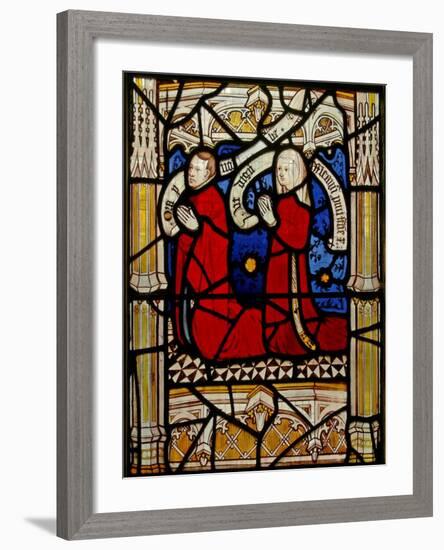 Window N4 Depicting Donors-null-Framed Giclee Print