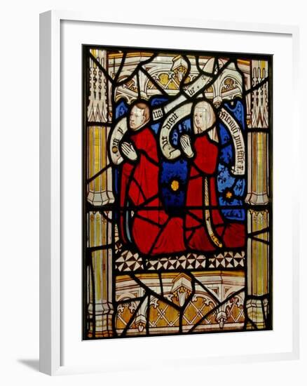 Window N4 Depicting Donors-null-Framed Giclee Print