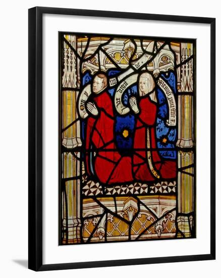 Window N4 Depicting Donors-null-Framed Giclee Print