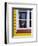 Window of Beach Hut, Aeroskobing, Island of Aero, Denmark, Scandinavia, Europe-Robert Harding-Framed Photographic Print