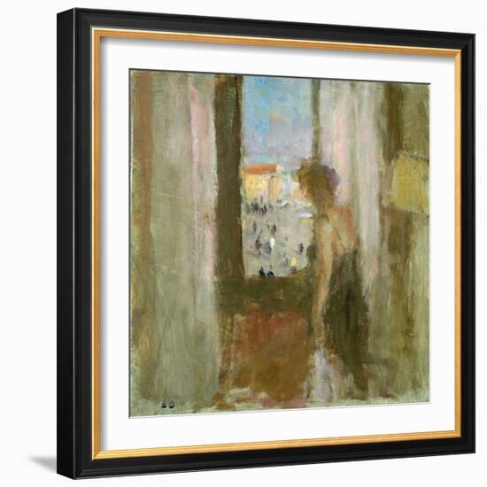 Window on the Riva-Bernard Dunstan-Framed Giclee Print