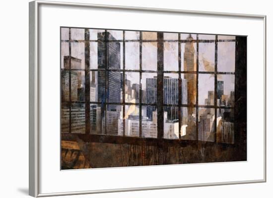 Window Over Empire State-Marti Bofarull-Framed Giclee Print