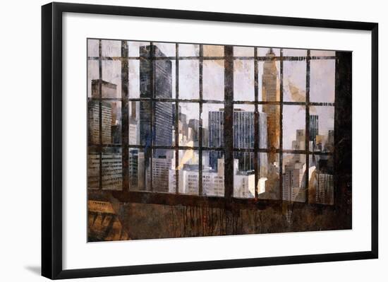 Window Over Empire State-Marti Bofarull-Framed Giclee Print