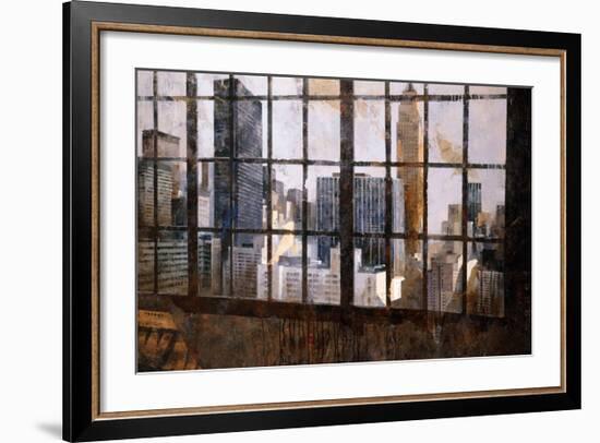 Window Over Empire State-Marti Bofarull-Framed Giclee Print