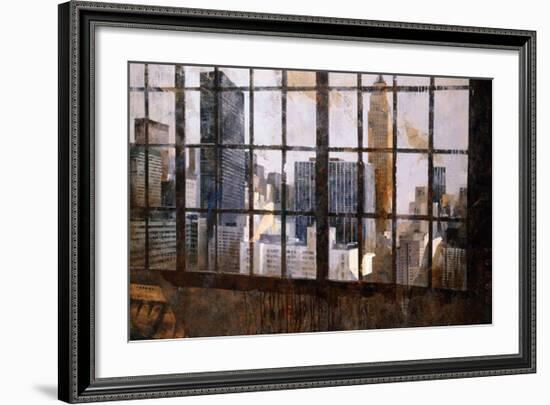 Window Over Empire State-Marti Bofarull-Framed Giclee Print