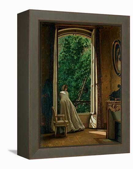 Window Overlooking the Apple Orchard-D'Ancona Vito-Framed Premier Image Canvas