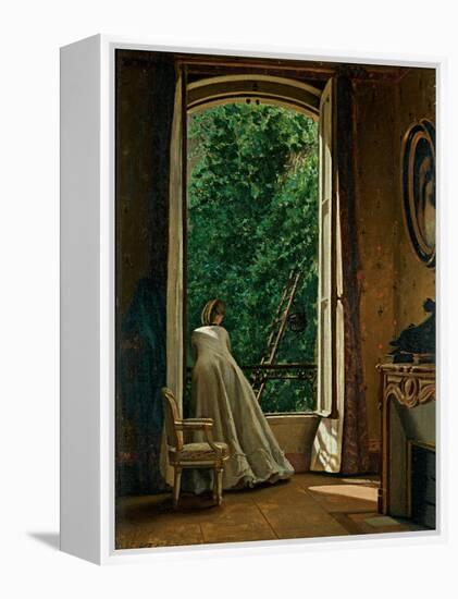 Window Overlooking the Apple Orchard-D'Ancona Vito-Framed Premier Image Canvas