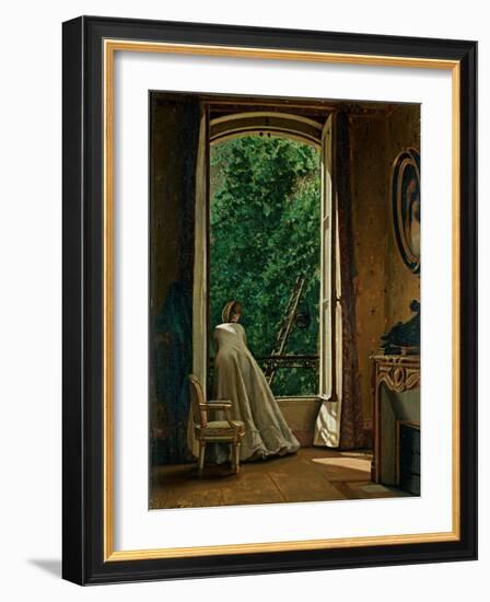 Window Overlooking the Apple Orchard-D'Ancona Vito-Framed Giclee Print