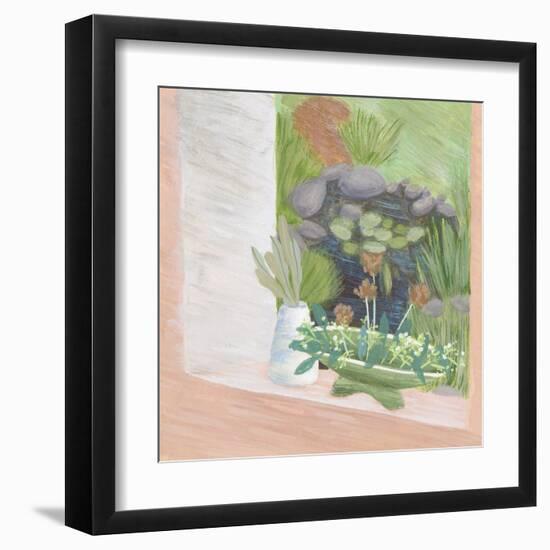 Window Plants II-Melissa Wang-Framed Art Print