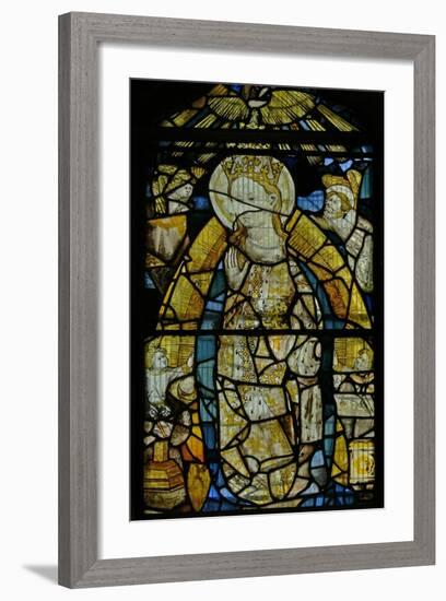 Window S4 Depicting the Virgin Mary, Fragmentary But Fine Details-null-Framed Giclee Print