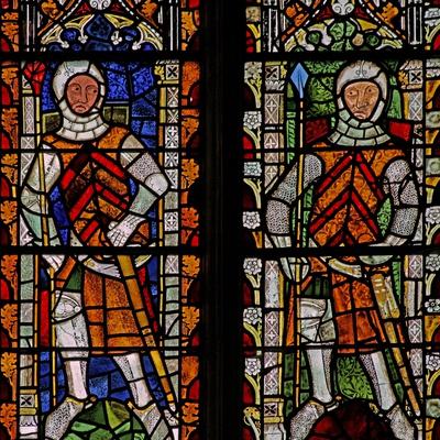 'Window S4 Depicting William Lord De La Zouche and Gilbert I De Clare