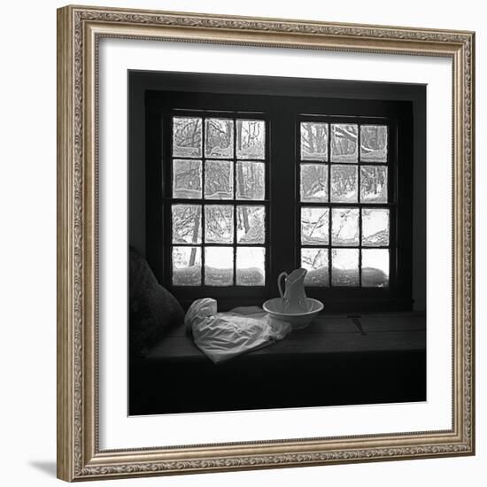 Window Seat Blizzard-Tom Artin-Framed Art Print