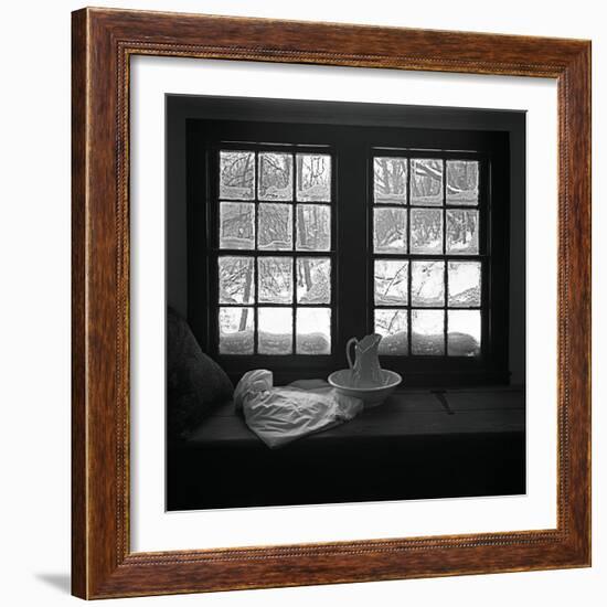 Window Seat Blizzard-Tom Artin-Framed Art Print