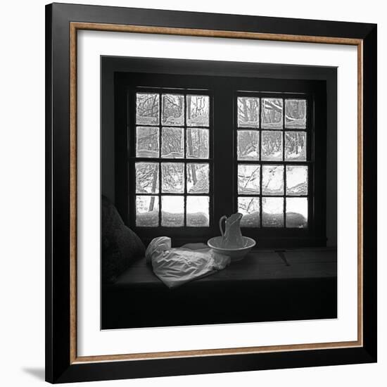 Window Seat Blizzard-Tom Artin-Framed Art Print