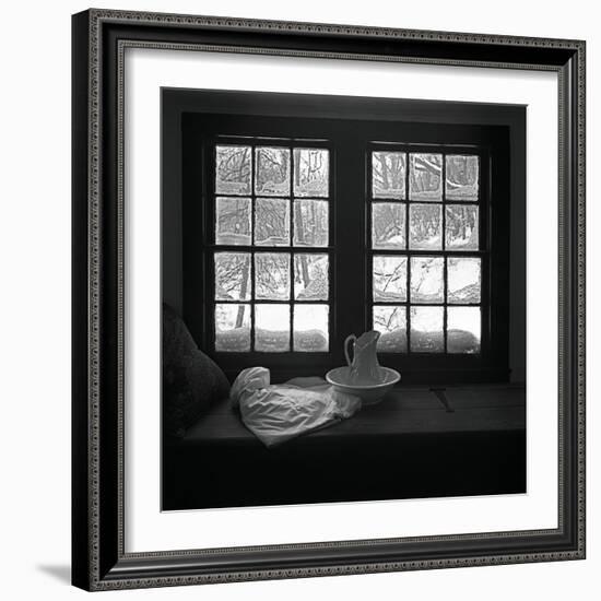 Window Seat Blizzard-Tom Artin-Framed Art Print