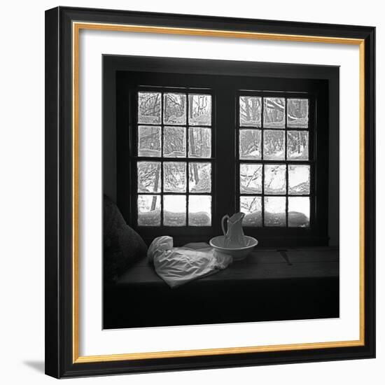 Window Seat Blizzard-Tom Artin-Framed Art Print