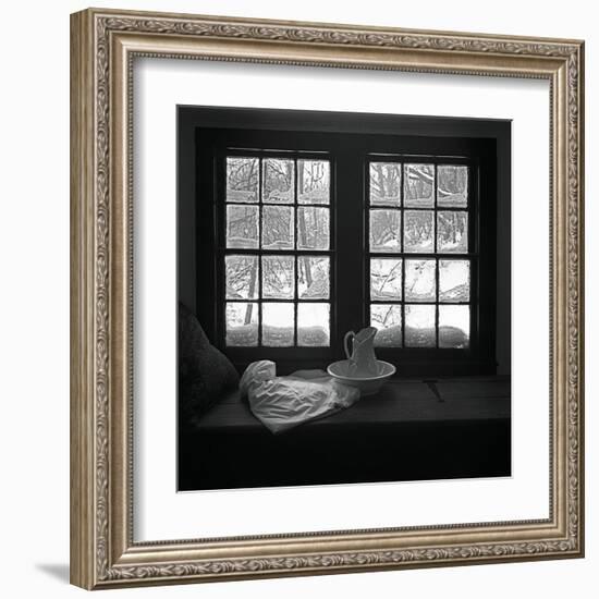 Window Seat Blizzard-Tom Artin-Framed Art Print