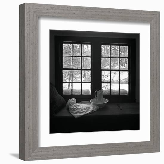 Window Seat Blizzard-Tom Artin-Framed Art Print