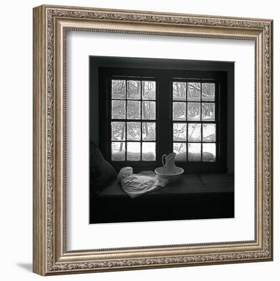 Window Seat Blizzard-Tom Artin-Framed Art Print