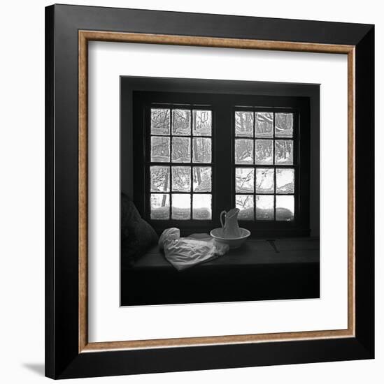 Window Seat Blizzard-Tom Artin-Framed Art Print