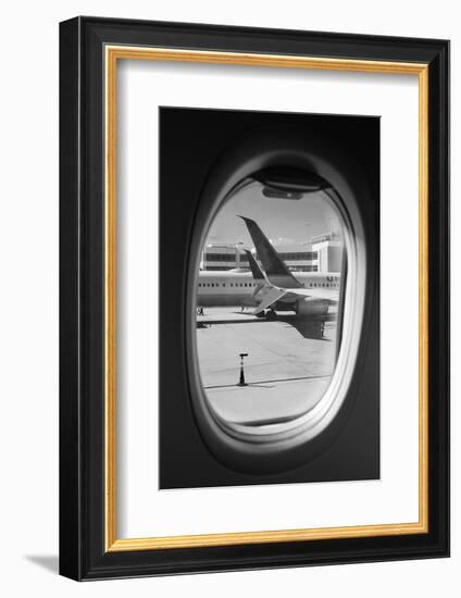 Window Seat Denver B W-Steve Gadomski-Framed Photographic Print